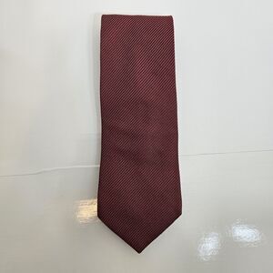 MICHAEL KORS Men's 100% Silk Tie ~ Burgundy ~ Micro Dot - 3.5"